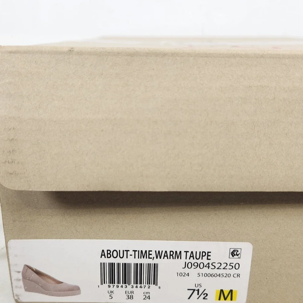 Soul Naturalizer About Time Wedge Pump Women Size 7.5 Warm Taupe Slip On Comfort